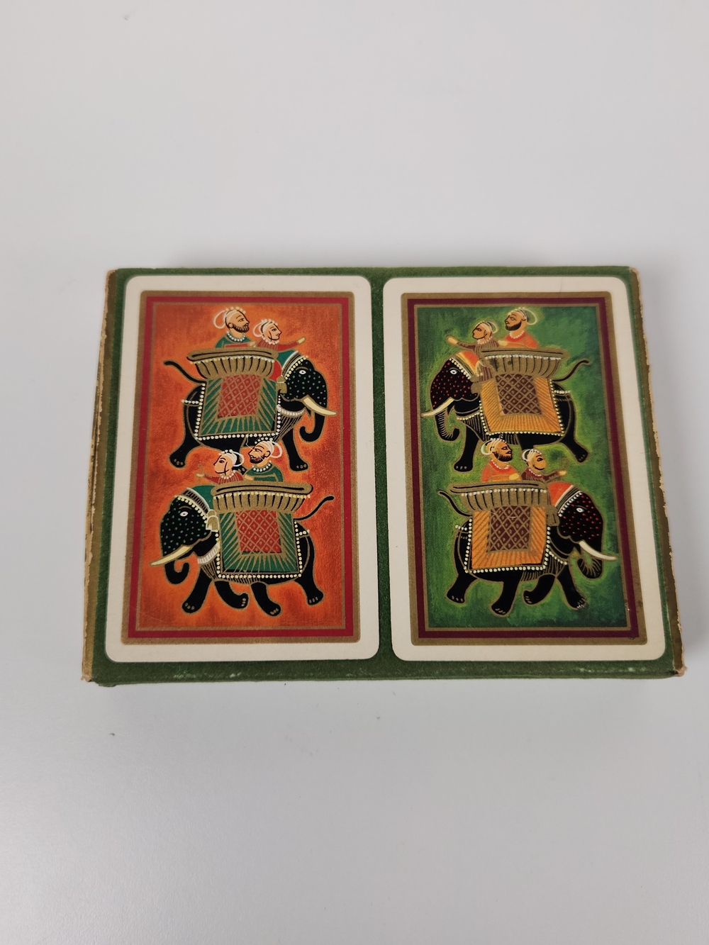 Vintage Fournier Playing Cards Double Deck Elephant Bridge Cards Spain